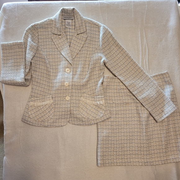 breakin loose Other - Vintage Breakin' Loose 2PC Women's Boxweave Jacket & Skirt Size 5/6. *Flaw*